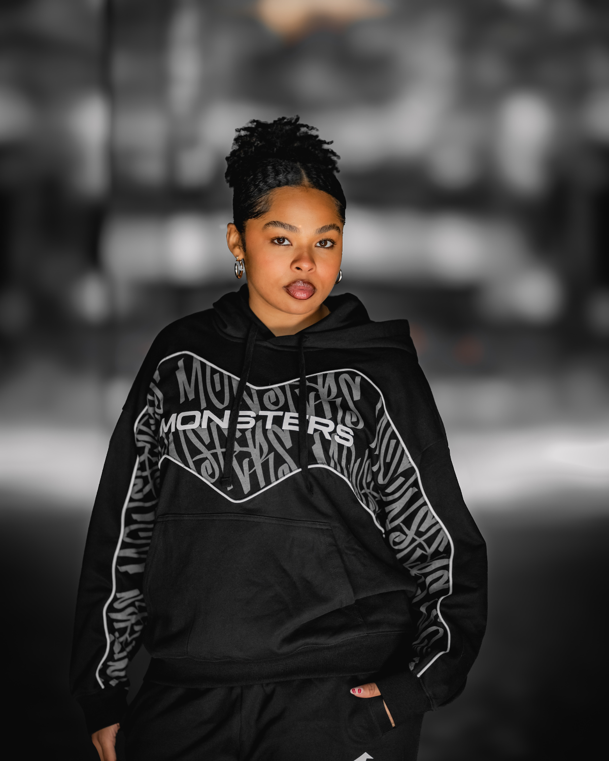 Back to 1 Two Tone Hoodie – monstersdance