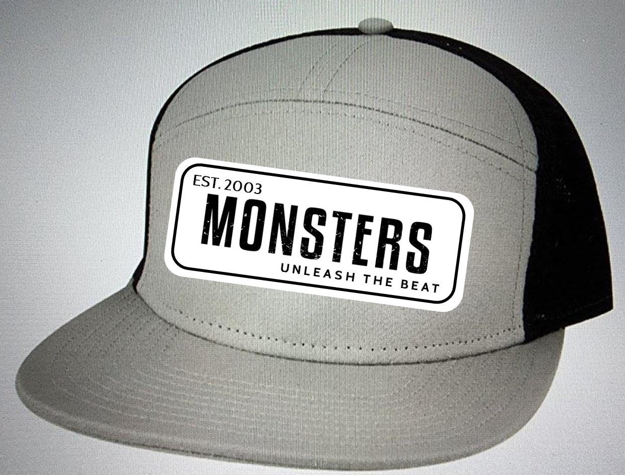 7 Panel Gray Snapback