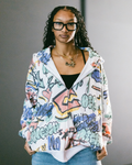 Back to 1 Graffiti Zip Up