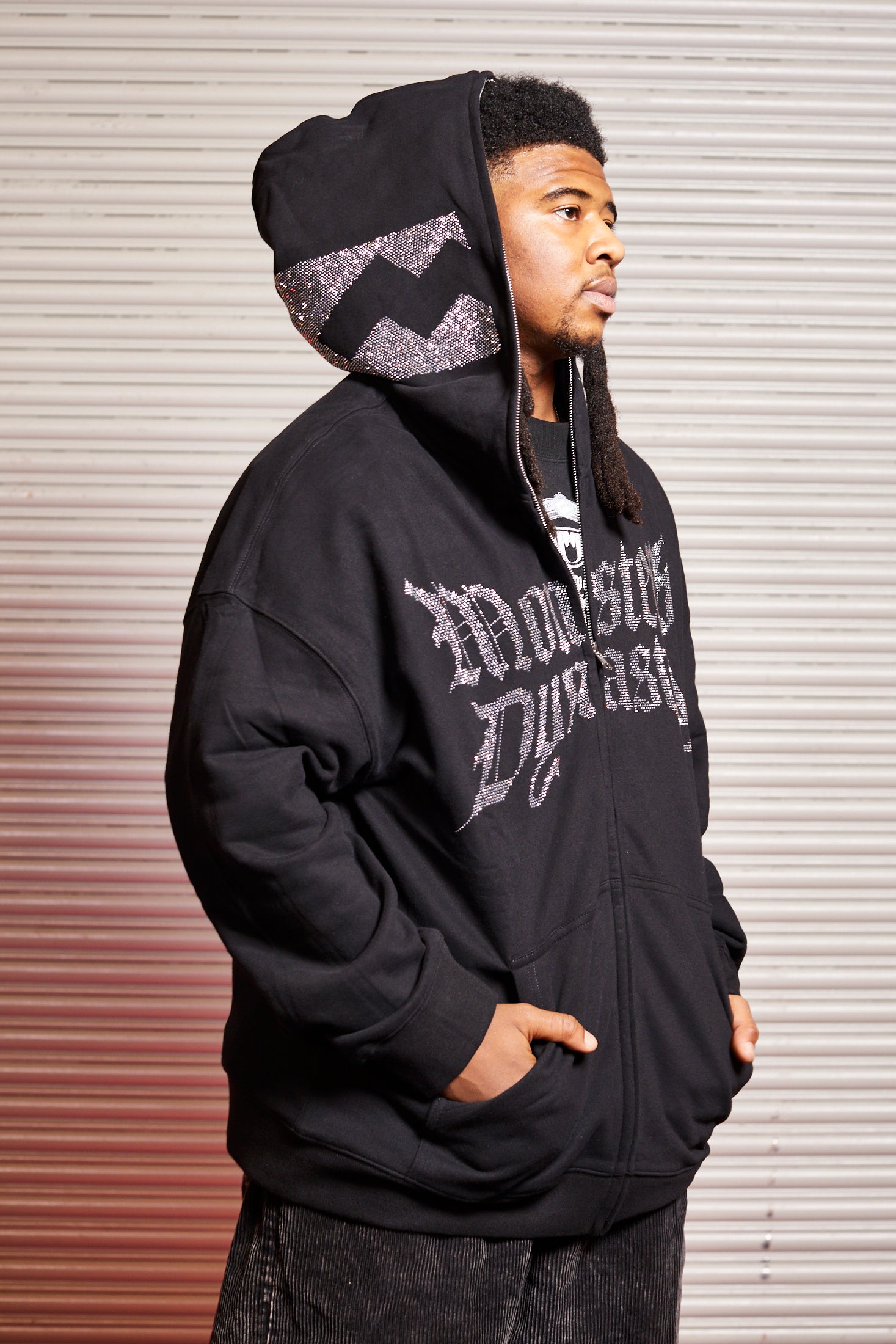 Monsters DYNASTY Rhinestone Full Zip