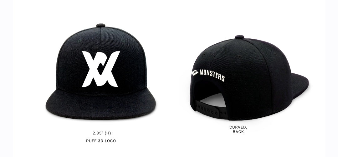 20th Anniversary Black Flat-billed Snapback