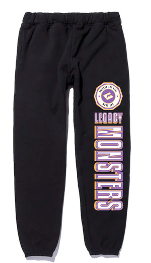 Monsters Traditional Black Sweats